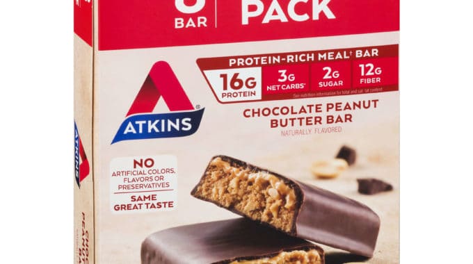 Save $1.00 off (2) Atkins Chocolate Peanut Butter Bars Coupon