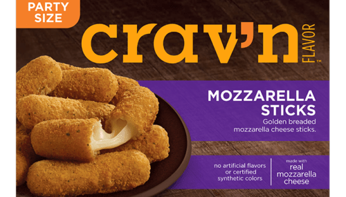 Save $1.00 off (1) Crav’n Flavor Mozarella Cheese Sticks Coupon