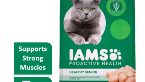 Save $3.00 off (1) IAMS Proactive Health Healthy Senior Cat Food Coupon