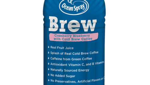 Save $1.00 off (1) Ocean Spray Brew Cold Brew Coffee Coupon