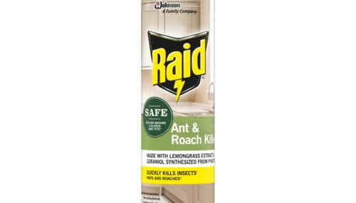 Save $0.55 off (1) Raid Aeroal Spray with Essential Oils Coupon