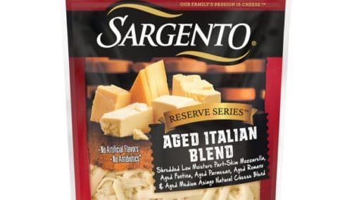 Save $1.00 off (2) Sargento Aged Italian Blend Coupon