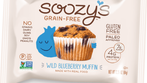 Save $0.50 off (1) Soozy’s Wild Blueberry Muffin Coupon