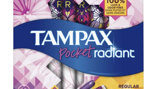 Save $4.00 off (2) Tampax Pocket Radiant Tampons Coupon
