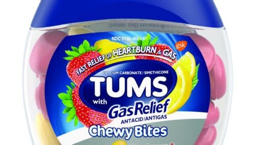 Save $0.75 off (1) Tums Gas Relief Chewy Bites Coupon