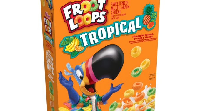 Save $1.00 off (1) Kellogg’s Froot Loops Tropical Cereal Coupon