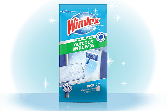 Save $0.50 off (1) Windex Outdoor All-In-One Refill Pads Coupon