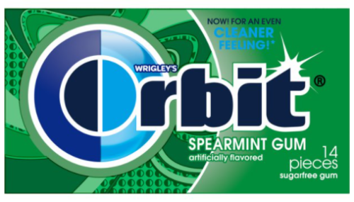 Save $0.50 off (2) ORBIT Gum Printable Coupon