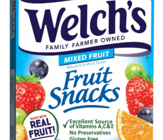 Save $1.00 off (2) Welch’s Fruit Snacks Printable Coupon