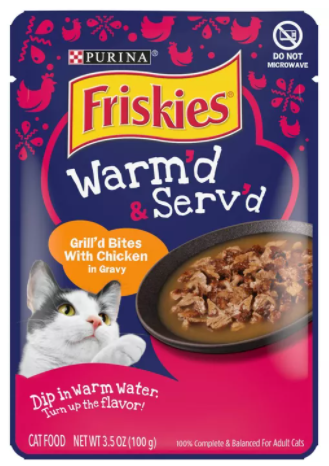 Friskies Warm'd & Serv'd Cat Food
