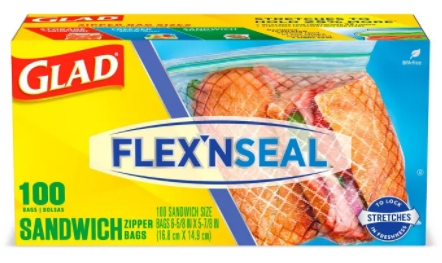 Save $1.00 off (1) Glad Flex’nSeal Food Storage Bags Printable Coupon