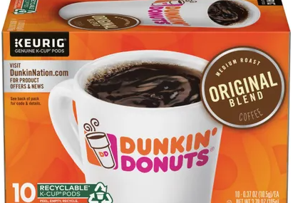 Save $0.75 off (1) Dunkin’ Coffee K-Cups Pods Printable Coupon