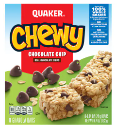 Save $1.00 off (2) boxes of Quaker Chewy Granola Bars Printable Coupon