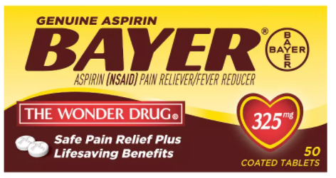 Save $1.00 off (1) Bayer® Aspirin Printable Coupon