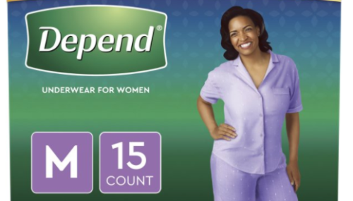 Save $2.00 off (1) Package of DEPEND® Products Printable Coupon