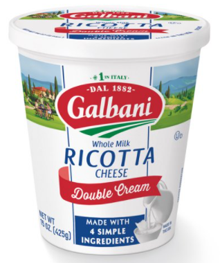 Save $1.00 off (1) Galbani® Double Cream Ricotta Printable Coupon