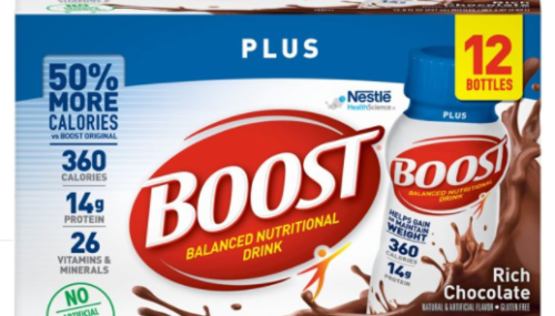 Save $5.00 off (2) BOOST® Nutritional Drinks Printable Coupon