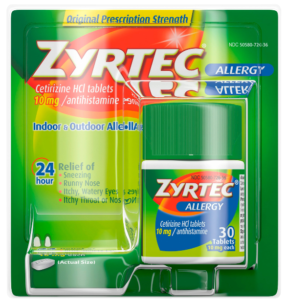 Save $4.00 off (1) Adult ZYRTEC® Product Printable Coupon