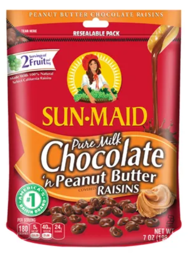 Save $1.00 off (1) Sun-Maid® Chocolate Raisins Printable Coupon