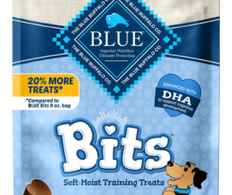 Save $1.00 off (2) Bags of BLUE™ Dog or Cat Treats Printable Coupon