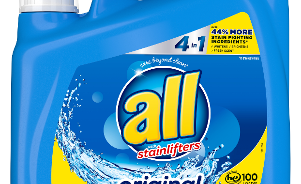 Save $1.25 off (1) all® Blue Laundry Detergent Product Printable Coupon