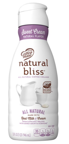 Save $0.50 off (1) NESTLÉ® COFFEE MATE® Natural Bliss® Creamer Printable Coupon