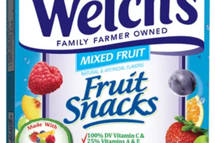 Save $0.25 off (1) Welch’s® Fruit Snacks Printable Coupon