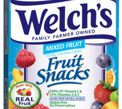 Save $0.25 off (1) Welch’s® Fruit Snacks Printable Coupon
