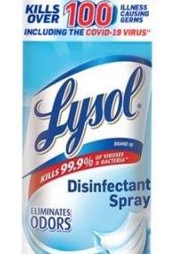 Save $1.00 off (2) Lysol® Products Printable Coupon