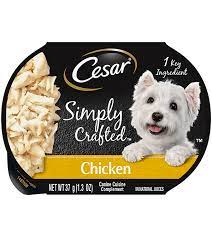 Save $0.50 with any ONE (1) purchase of CESAR SIMPLY CRAFTED WET DOG FOOD Coupon