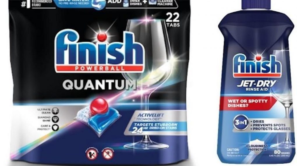 Sparkling Clean Dishes for Less Save 1.00 on Finish Dishwasher Detergent!