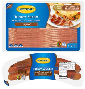 SAVE $1.00 on ONE (1) Butterball Dinner Sausage or Turkey Bacon
