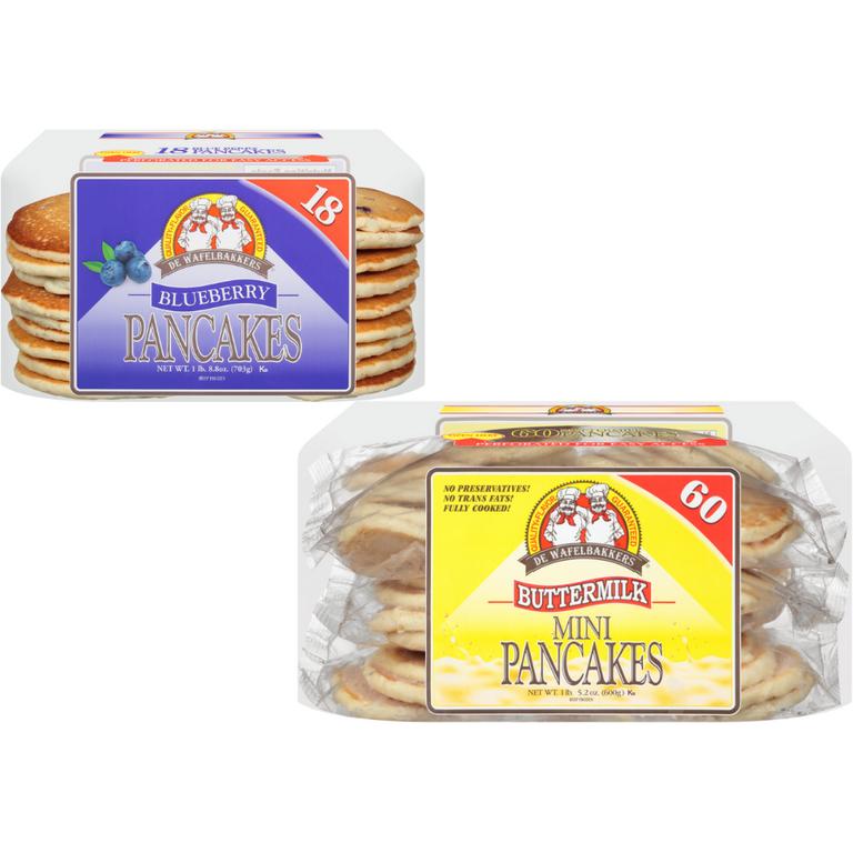 Save $1.00 OFF on Any ONE (1) De Wafelbakkers Frozen Pancakes Product