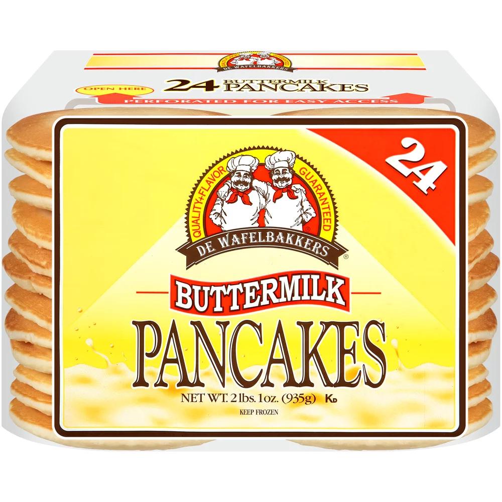 SAVE $1.00 on ONE (1) De Wafelbakkers Frozen Pancakes