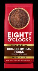 Save $1.00 OFF on Any TWO (2) Eight O’Clock Coffee Bags 11-12oz Product