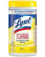 Save $1.00 OFF on ANY TWO (2) Lysol Disinfecting Wipes (30 ct. or Higher)