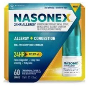 Save $10.00 OFF on ANY ONE (1) Nasonex 24HR Allergy Spray (120ct or Larger)