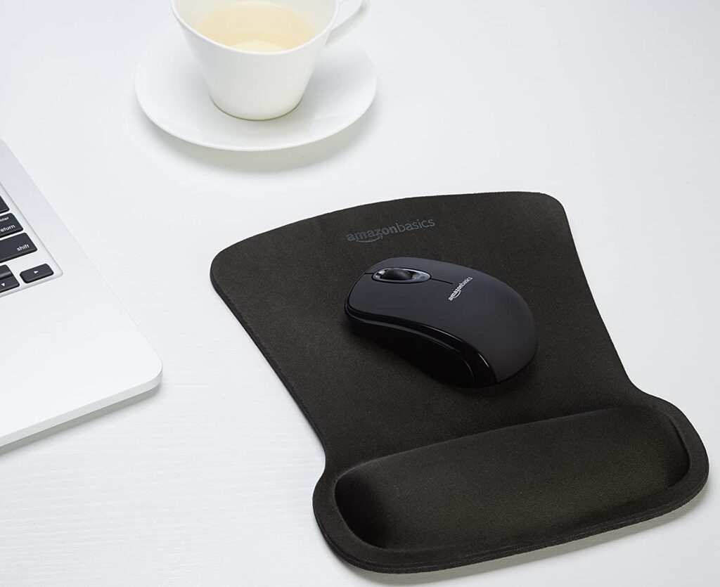 Amazon-Basics-Gel-Computer-Mouse-Pad-with-Wrist-Support-Rest-Black