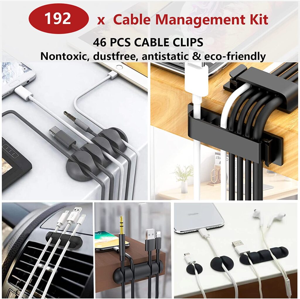 Cord-Management-Organizer-Kit-4-Cable-Sleeve-Split