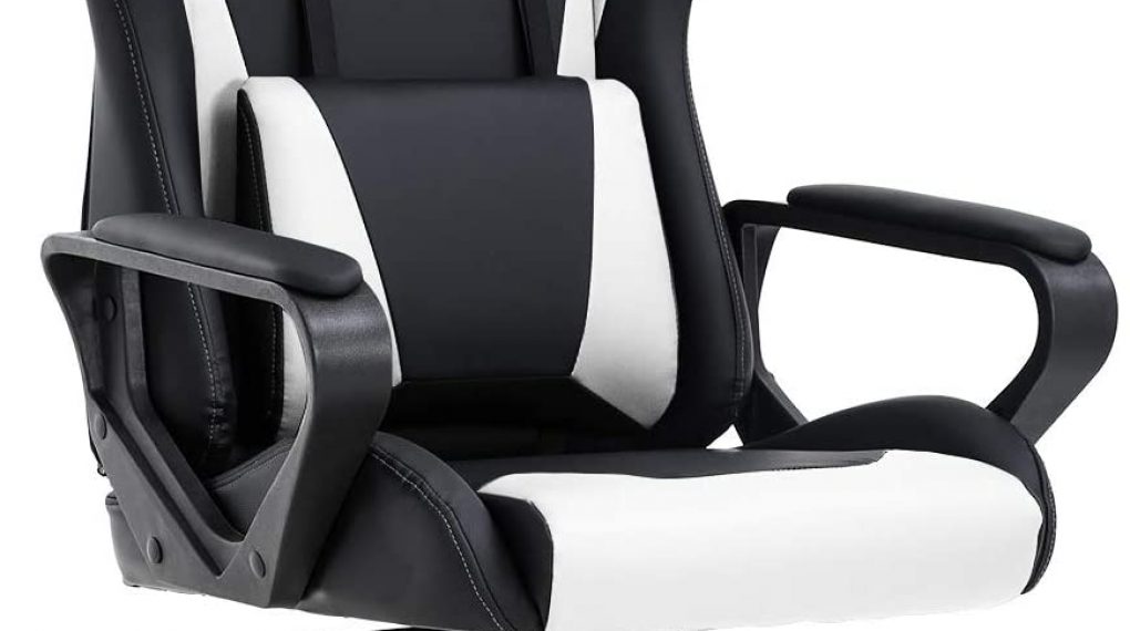 High-Back-Gaming-Chair-PC-Office-Chair-Computer-Racing-Chair-PU-Desk