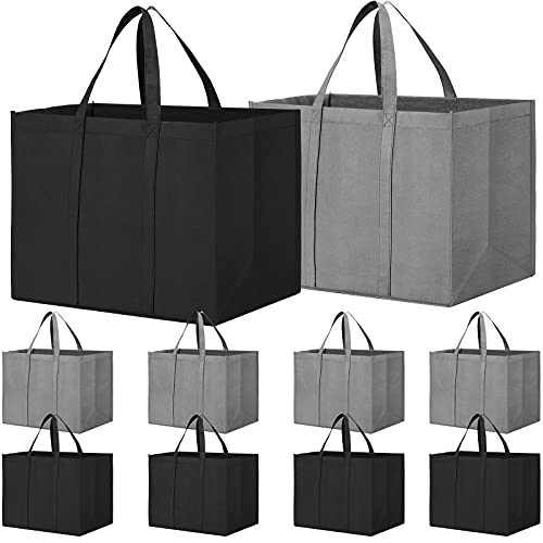 Reusable Grocery Shopping Bag with Hard bottom And Foldable