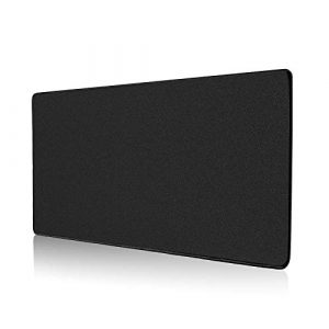 ALOANES Large Gaming Mouse Pad with Non-Slip Rubber Base,Stitched Edge,Desk mat for Laptop,Computer & PC, Wristing Pad for Gamer,Office & Home,Classic Black XL