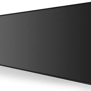 KTRIO Large Gaming Mouse Pad with Stitched Edges, Extended Mousepad with Superior Micro-Weave Cloth, Non-Slip Base, Water Resist Keyboard Pad, Desk Mat for Gamer, Office & Home, 31.5 x 11.8 in, Black