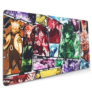 One_Piece Mouse Pad Anime Mouse Pad Gaming Mouse Pad Large Mouse Pad,Extended Desk Mat Desk Pad for Keyboard and Mouse Suitable.15.7×35.4 in C