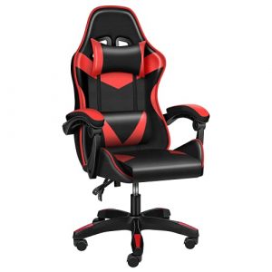 YSSOA Backrest and Seat Height Adjustable Swivel Recliner Racing Office Computer Ergonomic Video Game Chair