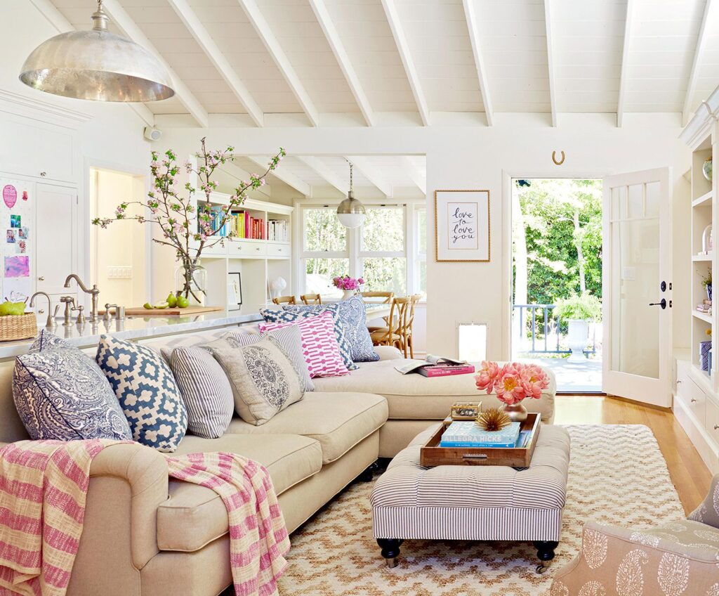 Create pink-blue-open-concept-living-room