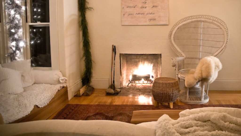 creating a cozy and comfortable family room with warm lighting