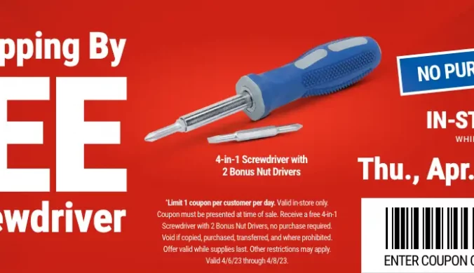 Free 4-in-1 Screwdriver