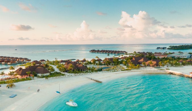 maldives beach view in paradise