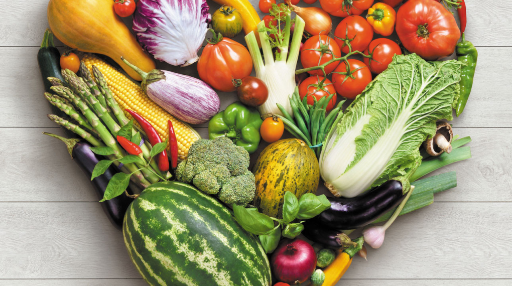 Plant-Based Diets-Plants in Heart Shape-Healthy Plants